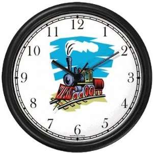 Engine or Locomotive Train (Cartoon) No.3 Wall Clock by WatchBuddy 