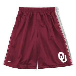  Oklahoma Sooners Youth Nike Team Color Layup Shorts 