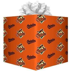 Baltimore Orioles Orange Logo Gift Wrap Paper Sports 