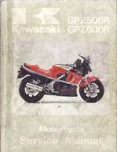 Kawasaki GPZ500R GPZ600R Service Manual  