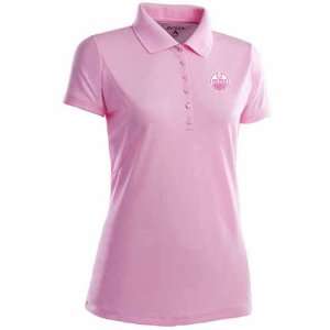  Edmonton Oilers Womens Pique Xtra Lite Polo Shirt (Pink 