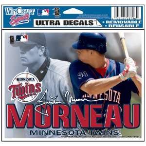    Minnesota Twins Ultra Decals Justin Morneau 