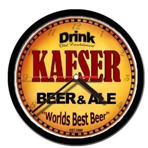  KAESER beer and ale cerveza wall clock 