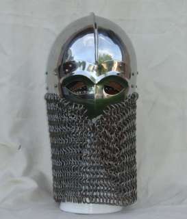 Viking helmet made by master armorer armor armour chieftain Celtic 