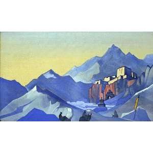     Nicholas Roerich   32 x 18 inches   Path to the Kailas Monastery