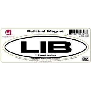  Libertarian Slim Design Oval Magnet Automotive