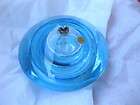 krosno polish art glass blue lg oil lamp poland polish