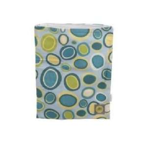  LARGED ZIPPERED WET BAGS BUBBLE DOT BLUE Baby