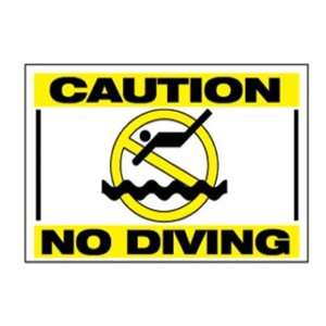  International Leisure No Diving Safety Sign Kitchen 