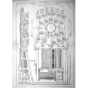ROBERT TIDE PREDICTING MACHINE 1879 ENGINEERING LEGE LONDON DIAGRAM