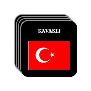  Turkey   KAVAKLI Set of 4 Mini Mousepad Coasters 