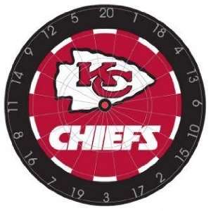 Kansas City Chiefs 18in Bristle Dart Board  Game Room  
