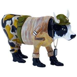 Leatherneck Cow Figurine 