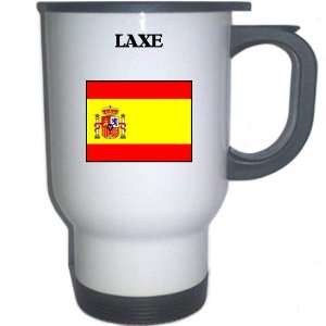  Spain (Espana)   LAXE White Stainless Steel Mug 