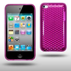   HEXAGONAL DESIGN GEL SKIN CASE BY CELLAPOD CASES HOT PINK Electronics