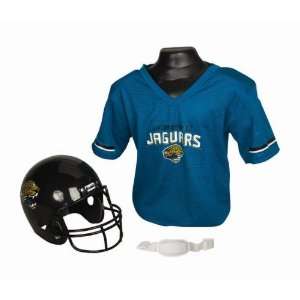  NEW Jacksonville Jaguars Football Helmet & Jersey Top Set 