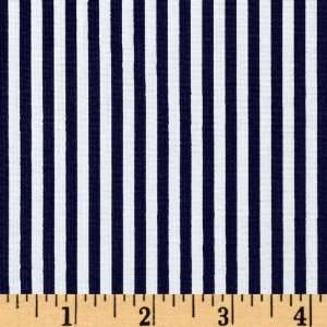   Stripes Medium Stripe Navy Fabric By The Yard Arts, Crafts & Sewing
