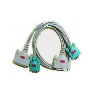  Laplink Serial Cable 4 Connector (Two DB25 Female to Two 