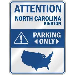   KINSTON PARKING ONLY  PARKING SIGN USA CITY NORTH CAROLINA Home