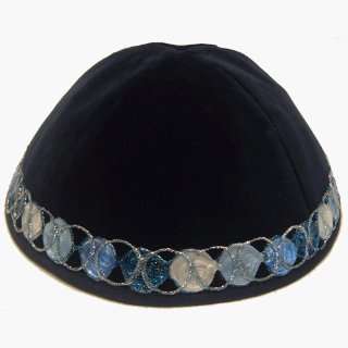  Kippah Velvet   Handpainted 47