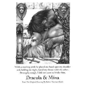   Dracula and Mina Greeting Card by Esther Smith