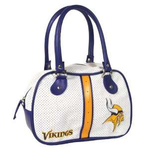    Minnesota Vikings Womens Bowler Bag Purse