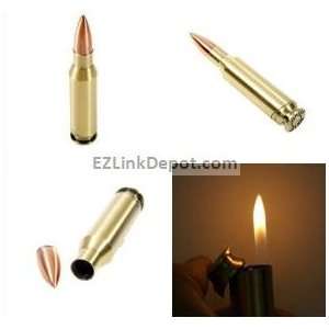  Rare Cool Bullet Shaped Copper Butane Lighter Collectible 