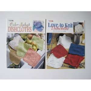  Knit Dishcloths (Set of Two Books) Evelyn A. Clark Books