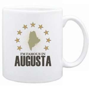 New  I Am Famous In Augusta  Maine Mug Usa City 