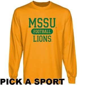  Missouri Southern State Lions Gold Custom Sport Long 