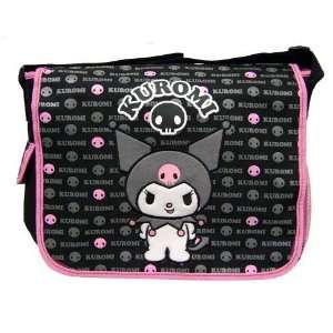 Sanrio Kuromi Black/ Pink Messenger Bag School Bag  Officially 