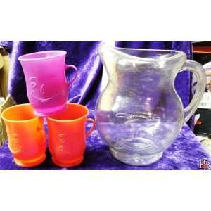  Vintage 1970s Kool Aid Pitcher and Glasses Everything 