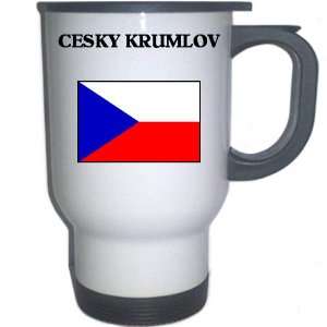  Czech Republic   CESKY KRUMLOV White Stainless Steel Mug 