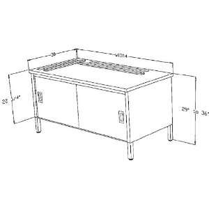  Mayline Group Wrapping Table