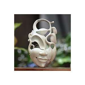  NOVICA Wood mask, Surreal Beauty