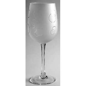 Mikasa Cheers Artistry Quilt Wine, Crystal Tableware 