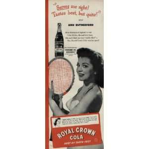 Serves me right Tastes best, but quite says ANN RUTHERFORD. See 