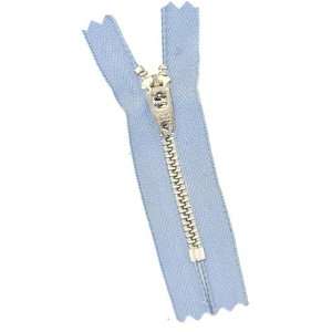  3 Jean Zippers   YKK #4.5 Jeans Aluminum ~ 542 Lite Blue 
