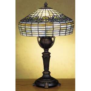   Handel Grapevine Stained Glass / Tiffany Table Lamp from the Hande