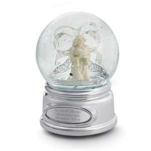  Personalized Angel Ribbon Snow Globe Gift