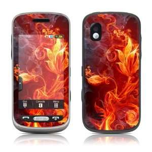 Flower Of Fire Design Skin Decal Sticker for Samsung 