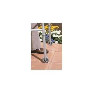  Fixed Rubber Wheels for Walker (3in) Health & Personal 