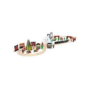   Imaginarium The Polar Express Wooden Train Set with Bell Toys & Games