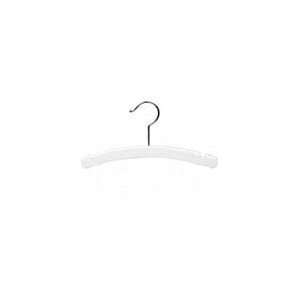  Childrens White Hangers with Chrome Hardware (Set of 25 