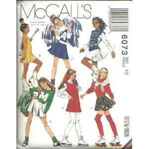  Girls Costumes Size 10. McCalls Sewing Pattern 6073 
