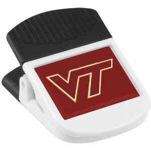 Virginia Tech Hokies White Magnetic Chip Clip