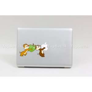 TOP DECAL Moving  Apple Macbook Decal Sticker Humor Avery Partial Art 