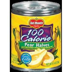 Del Monte 100 Calorie Pear Halves Bartlett in Extra Light Syrup with 