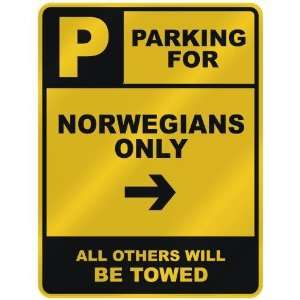   FOR  NORWEGIAN ONLY  PARKING SIGN COUNTRY NORWAY