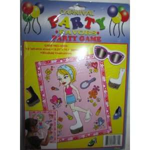  Shopping Girl Birthday Party Match Game 